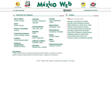Tablet Screenshot of mexicoweb.com.mx